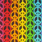 Rainbow Peace Signs